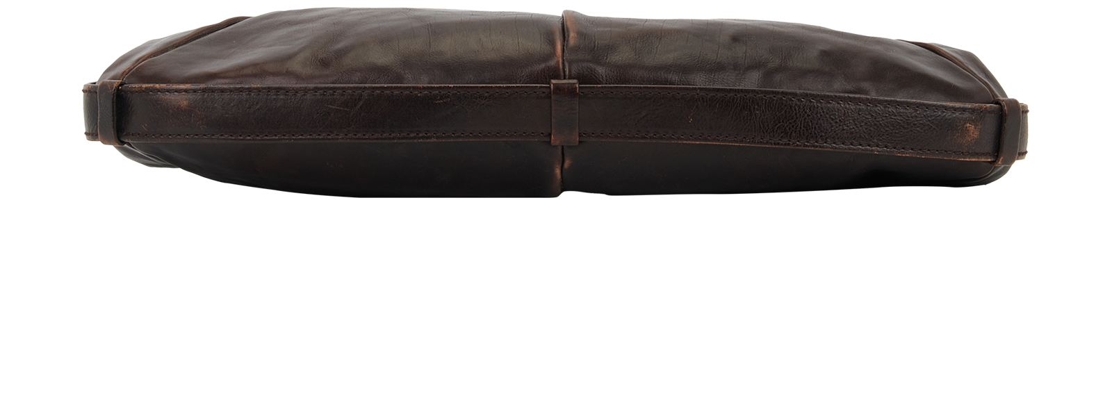 Vintage Mombasa Shoulder Bag, &pound;295, Handbags, Blue/Brown, Leather, Top view